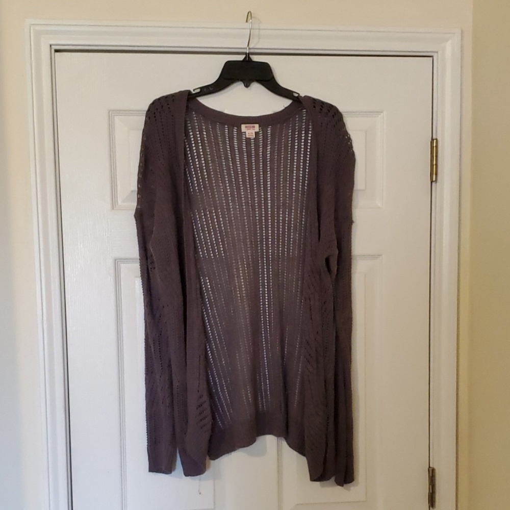Mossimo Open Knit Cardigan - XL